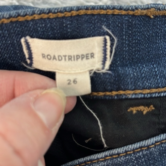 Madewell Roadtripper super soft jeans skinny ankle waist 26 - Picture 14 of 15